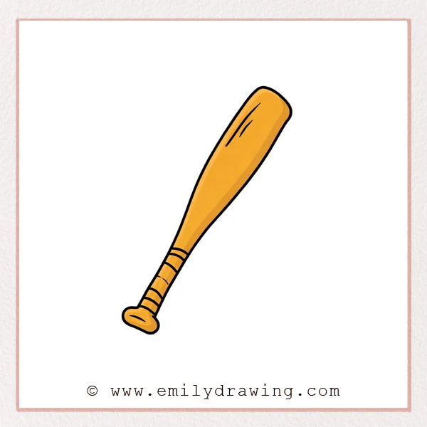 Preview of Baseball Bat drawing